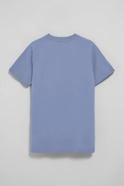 Polo Club T-Shirts*T-shirt bleu à col ras du cou et broderie Rigby Go Bleu Aqua