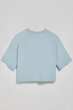 Polo Club T-Shirts*T-shirt bleu clair Danae avec logo brodé Bleu ciel