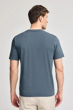 Polo Club T-Shirts*T-shirt bleu à manches courtes à poche avec broderie Rigby Best Denim