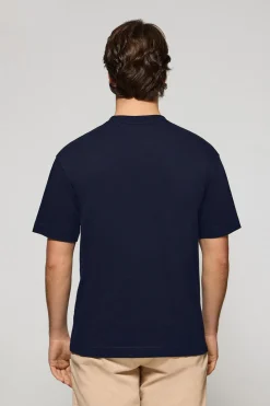 Polo Club T-Shirts*T-shirt à manches courtes et col ras du cou avec logo Bleu Marine