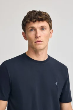 Polo Club T-Shirts*T-shirt basique à col rond et broderie Rigby Best Bleu Marine
