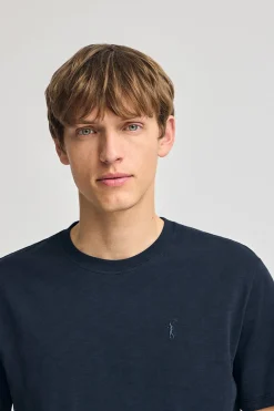 Polo Club T-Shirts*T-shirt en coton flammé à broderie Rigby Go Bleu Marine