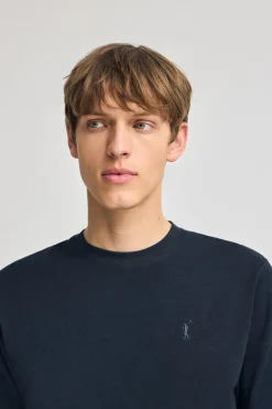 Polo Club T-Shirts*T-shirt en coton et lin à broderie Rigby Go Bleu Marine