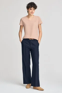 Polo Club T-Shirts*T-shirt couleur à col en V avec broderie Rigby Best Maquillage