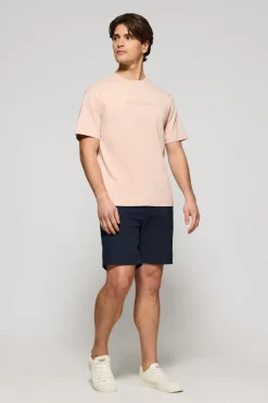 Polo Club T-Shirts*T-shirt couleur nude à manches courtes et col ras du cou avec logo Maquillage