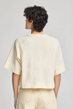 Polo Club T-Shirts*T-shirt Danae écru avec logo brodé Beige