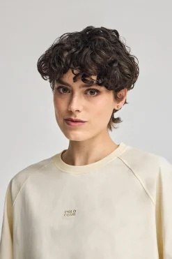 Polo Club T-Shirts*T-shirt Danae écru avec logo brodé Beige