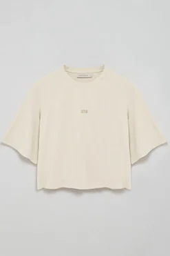 Polo Club T-Shirts*T-shirt Danae écru avec logo brodé Beige