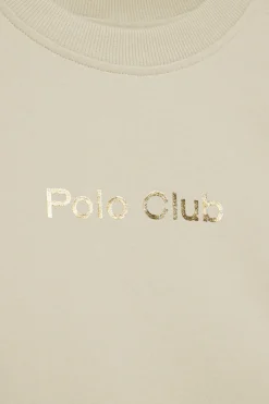 Polo Club T-Shirts*T-shirt Diamond à imprimé métallisé Beige