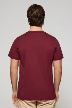 Polo Club T-Shirts*T-shirt à col ras du cou et broderie Rigby Go Grenat
