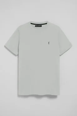 Polo Club T-Shirts*T-shirt à col ras du cou et broderie Rigby Go Gris clair