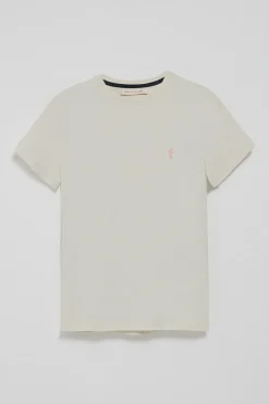 Polo Club T-Shirts*T-shirt à col rond et broderie Rigby Go Gris clair