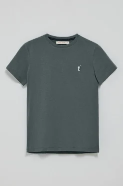 Polo Club T-Shirts*T-shirt à col rond et broderie Rigby Go Gris Pierre