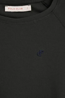 Polo Club T-Shirts*T-shirt Hesperia avec monogramme brodé Noir