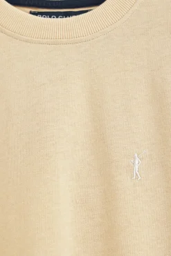 Polo Club T-Shirts*T-shirt en coton et lin à broderie Rigby Go Ivoire