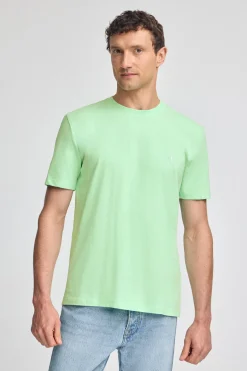 Polo Club T-Shirts*T-shirt basique à col ras du cou et broderie Rigby Best Menthe