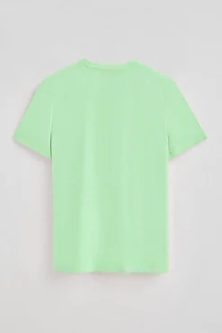 Polo Club T-Shirts*T-shirt basique à col ras du cou et broderie Rigby Best Menthe