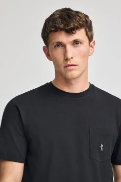 Polo Club T-Shirts*T-shirt à manches courtes à poche avec broderie Rigby Best Noir