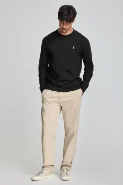Polo Club T-Shirts*T-shirt à manches longues et brodé Rigby Go Noir