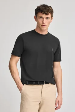 Polo Club T-Shirts*T-shirt basique à col rond et broderie Rigby Best Noir
