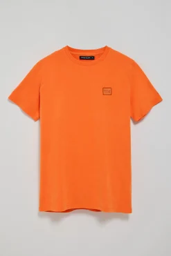 Polo Club T-Shirts*T-shirt garment dye avec détail Orange