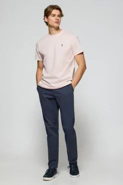 Polo Club T-Shirts*T-shirt clair à col rond et logo brodé Rigby Go Rose
