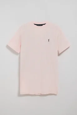 Polo Club T-Shirts*T-shirt clair à col rond et logo brodé Rigby Go Rose