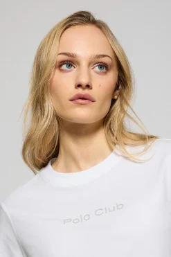 Polo Club T-Shirts*T-shirt Tori avec logo Minimal Combo Blanc