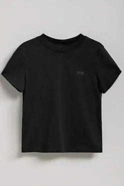 Polo Club T-Shirts*T-shirt Tori boxy fit à imprimé caoutchouté Regular Block Noir