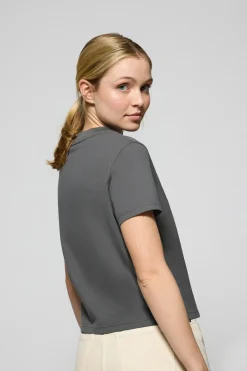 Polo Club T-Shirts*T-shirt Tori couleur gris bitume avec logo Minimal Combo Asphalte