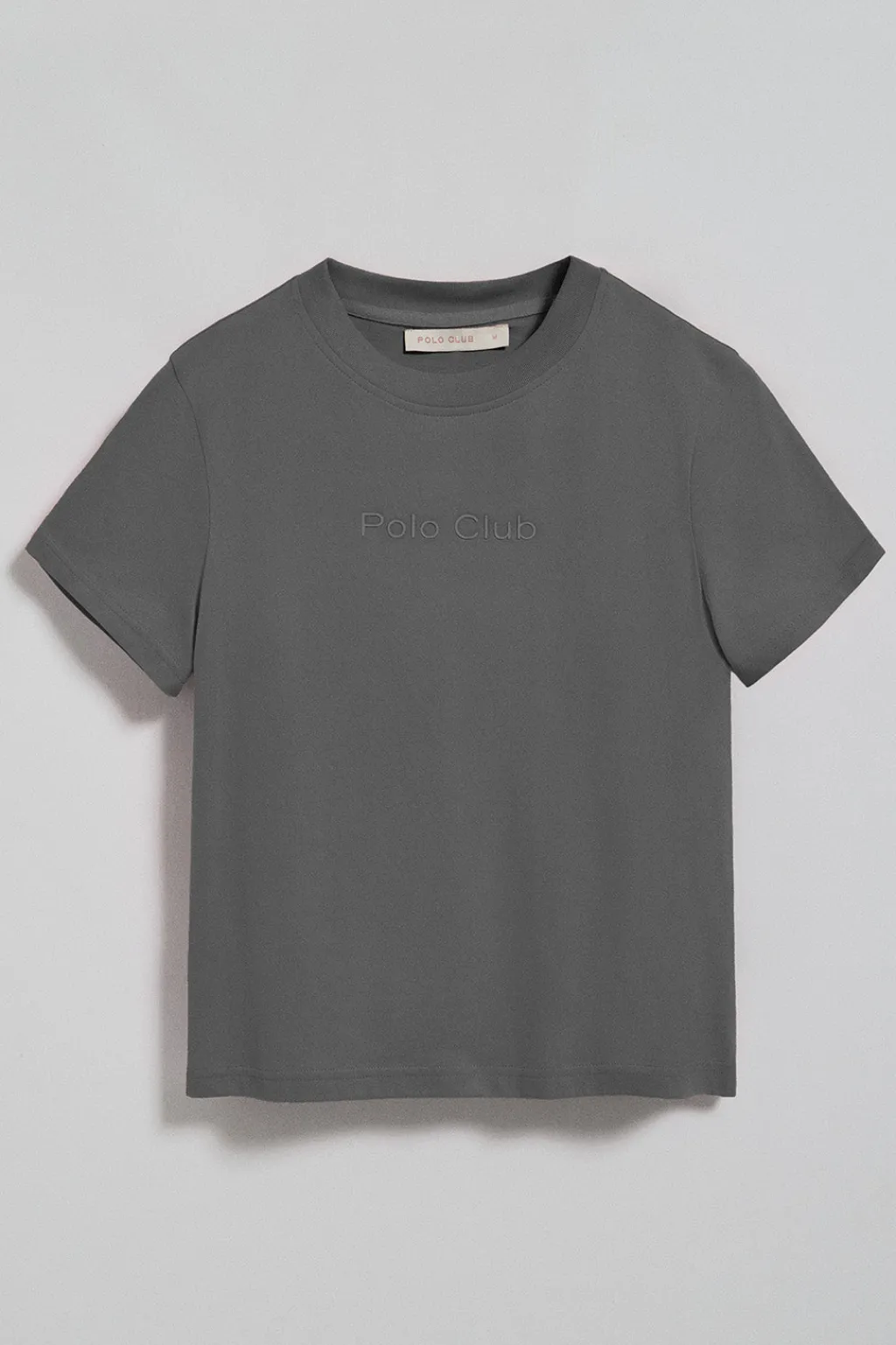 Polo Club T-Shirts*T-shirt Tori couleur gris bitume avec logo Minimal Combo Asphalte