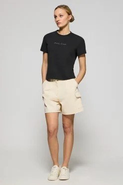 Polo Club T-Shirts*T-shirt Tori avec logo Minimal Combo Noir