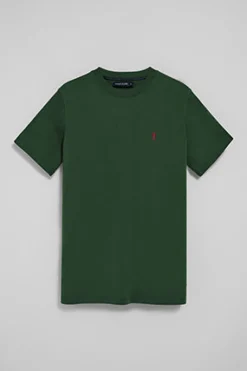 Polo Club T-Shirts*T-shirt à col ras du cou et broderie Rigby Go Vert Bouteille