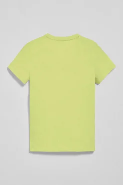 Polo Club T-Shirts*T-shirt vert citron à col rond et broderie Rigby Go Citron Vert