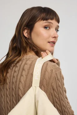 Polo Club Vestes*Veste Anne écrue avec logo Beige