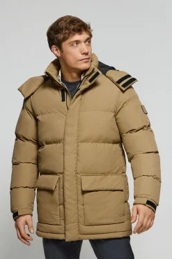 Polo Club Vestes*Veste Midtown à capuche amovible et détails Beige