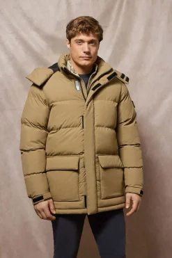 Polo Club Vestes*Veste Midtown à capuche amovible et détails Beige