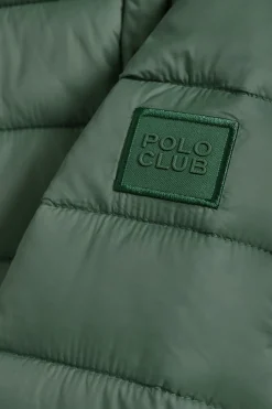 Polo Club Vestes*Veste Cabo ultralight verte avec logo Vert forêt foncé