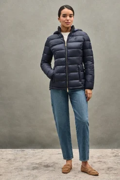 Polo Club Vestes*Veste Cara Ultralight avec logo Bleu Marine