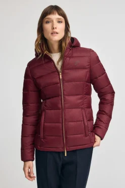 Polo Club Vestes*Veste Cara Ultralight avec logo Grenat