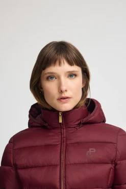 Polo Club Vestes*Veste Cara Ultralight avec logo Grenat