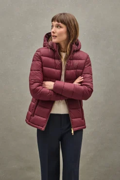 Polo Club Vestes*Veste Cara Ultralight avec logo Grenat