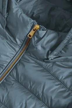 Polo Club Vestes*Veste Charles ultralight bleu avec capuche et logo Denim