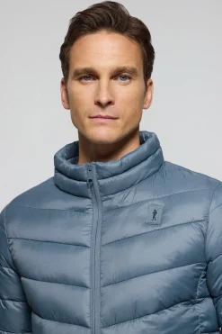 Polo Club Vestes*Veste Chase ultralight bleu avec écusson Rigby Go Denim