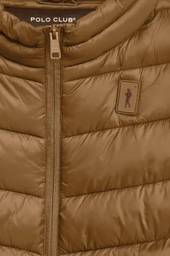 Polo Club Vestes*Veste Chase ultralight avec écusson Rigby Go Camel