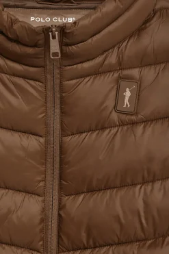 Polo Club Vestes*Veste Chase ultralight marron avec écusson Rigby Go Brun