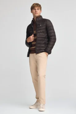 Polo Club Vestes*Veste Chuck Embroidery chocolat foncé avec logo Rigby Go Chocolat noir