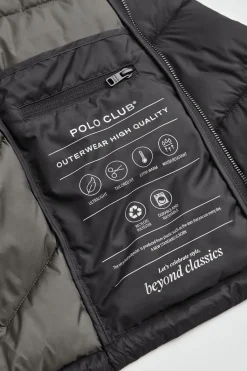 Polo Club Vestes*Veste Ciro e avec logo Noir
