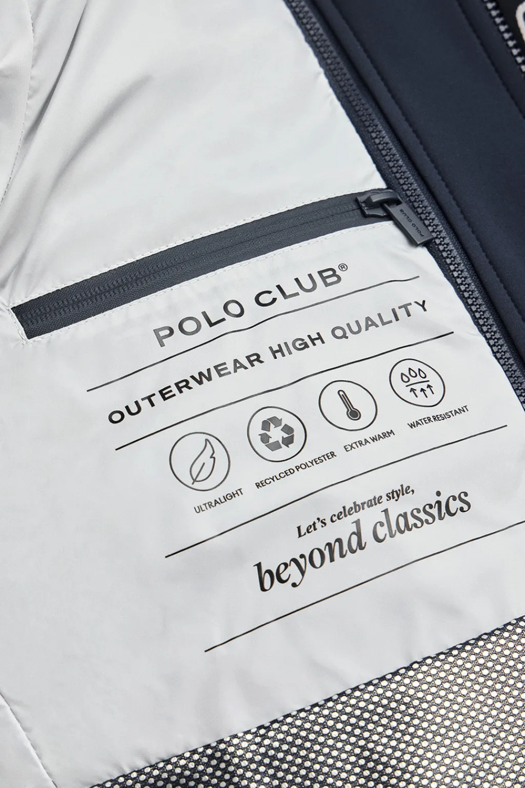 Polo Club Vestes*Veste Comet avec logo Bleu Marine