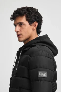 Polo Club Vestes*Veste Comet e avec logo Noir